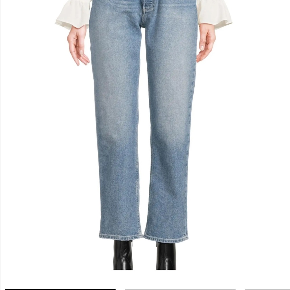 PAIGE Denim Sawyer Straight-Leg Jeans
Color:Storybook Distress